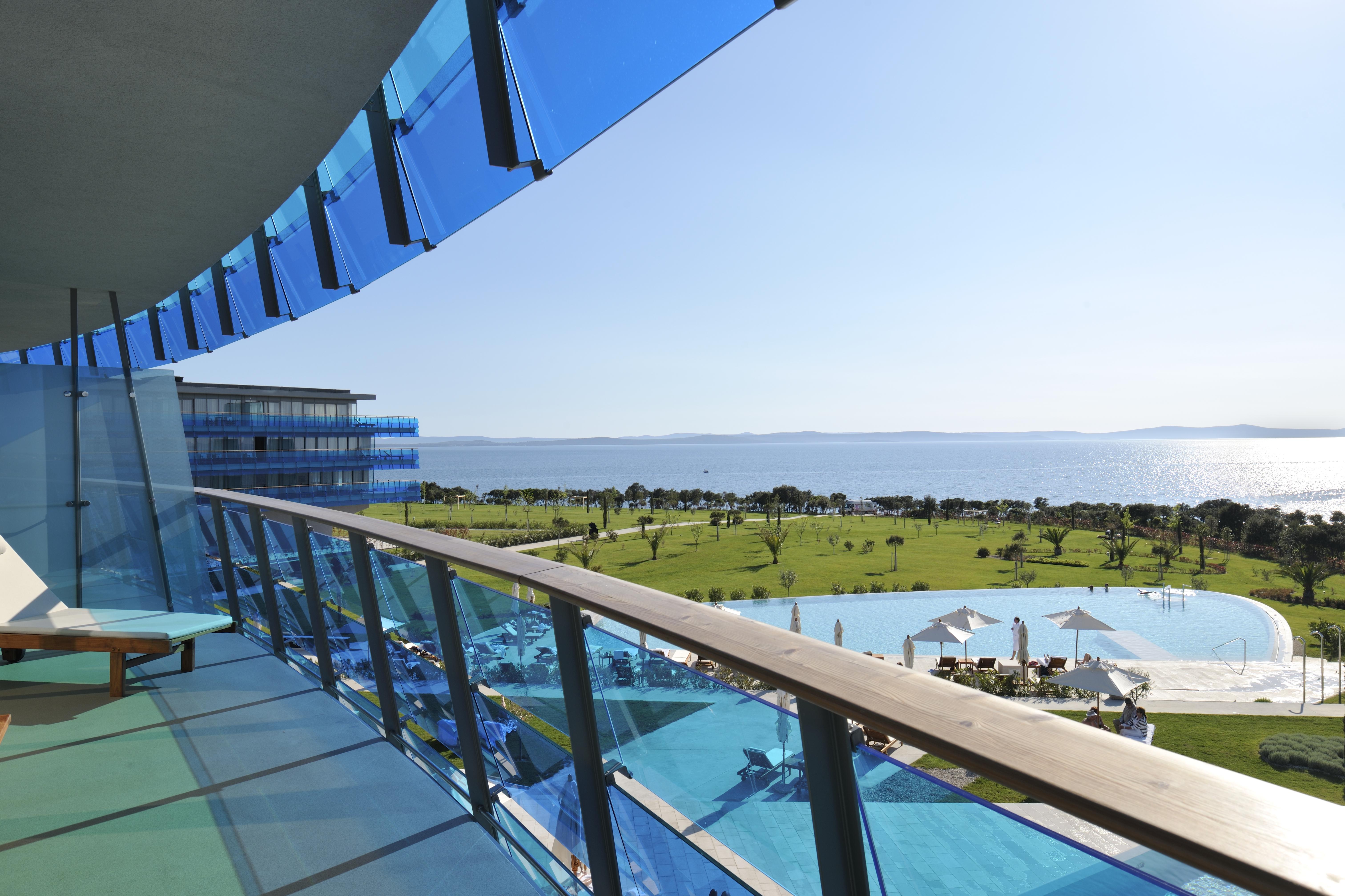 Falkensteiner Hotel & Spa Iadera Petrčane Dış mekan fotoğraf View from the hotel