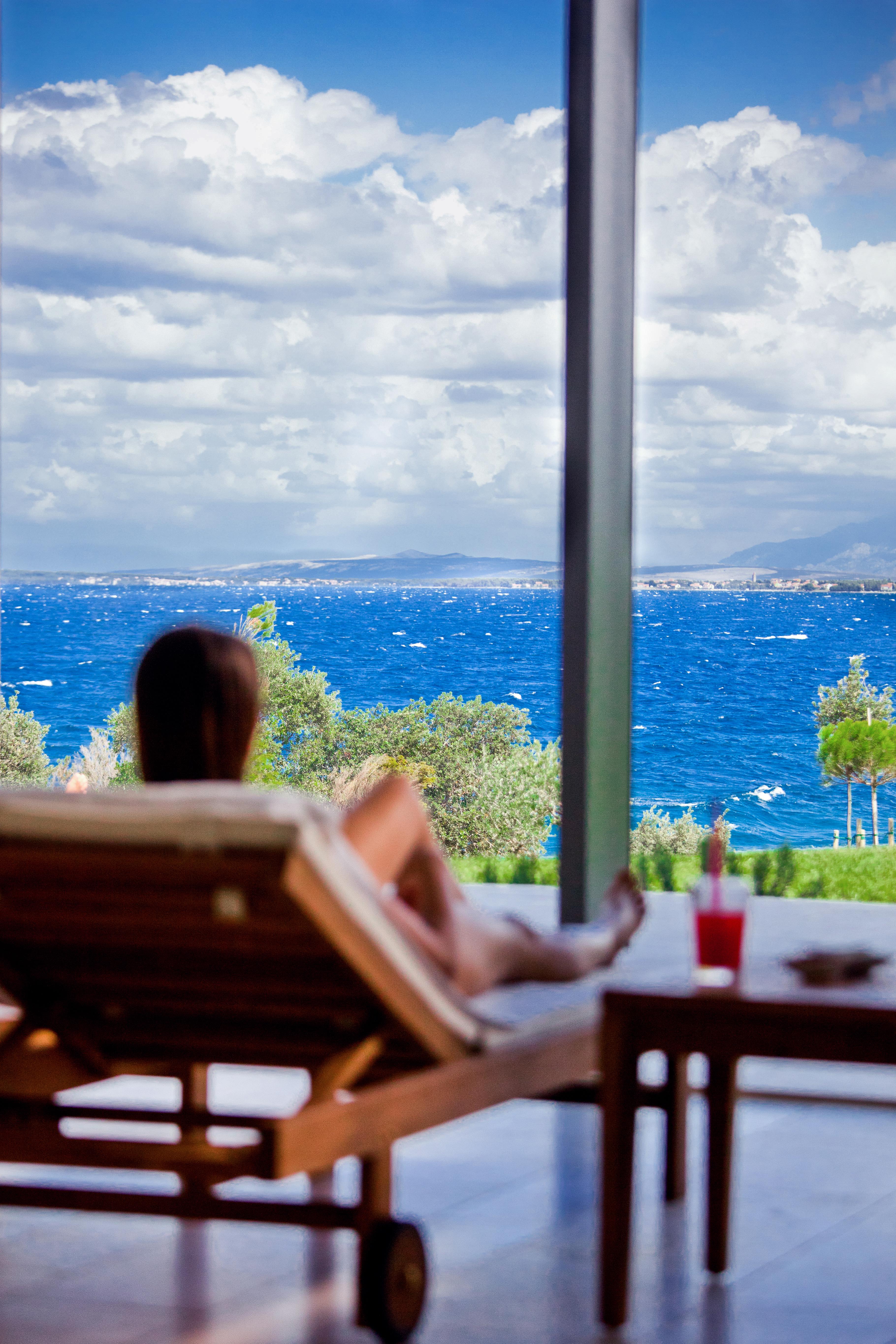 Falkensteiner Hotel & Spa Iadera Petrčane Dış mekan fotoğraf View from the hotel